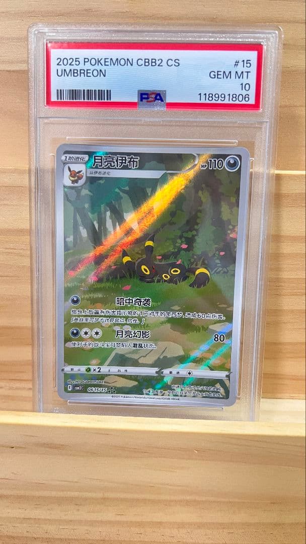 PSA10 連番 中国版 リーフィア ニンフィア ブラッキー イーブイar