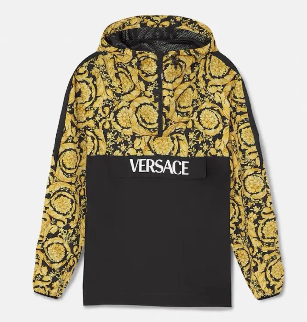 ヴェルサーチ/セットアップ/バロッコ/メンズM/パーカー/メンズM Versace Jeans Couture バロッコ ジップアップ パーカー | ブラック