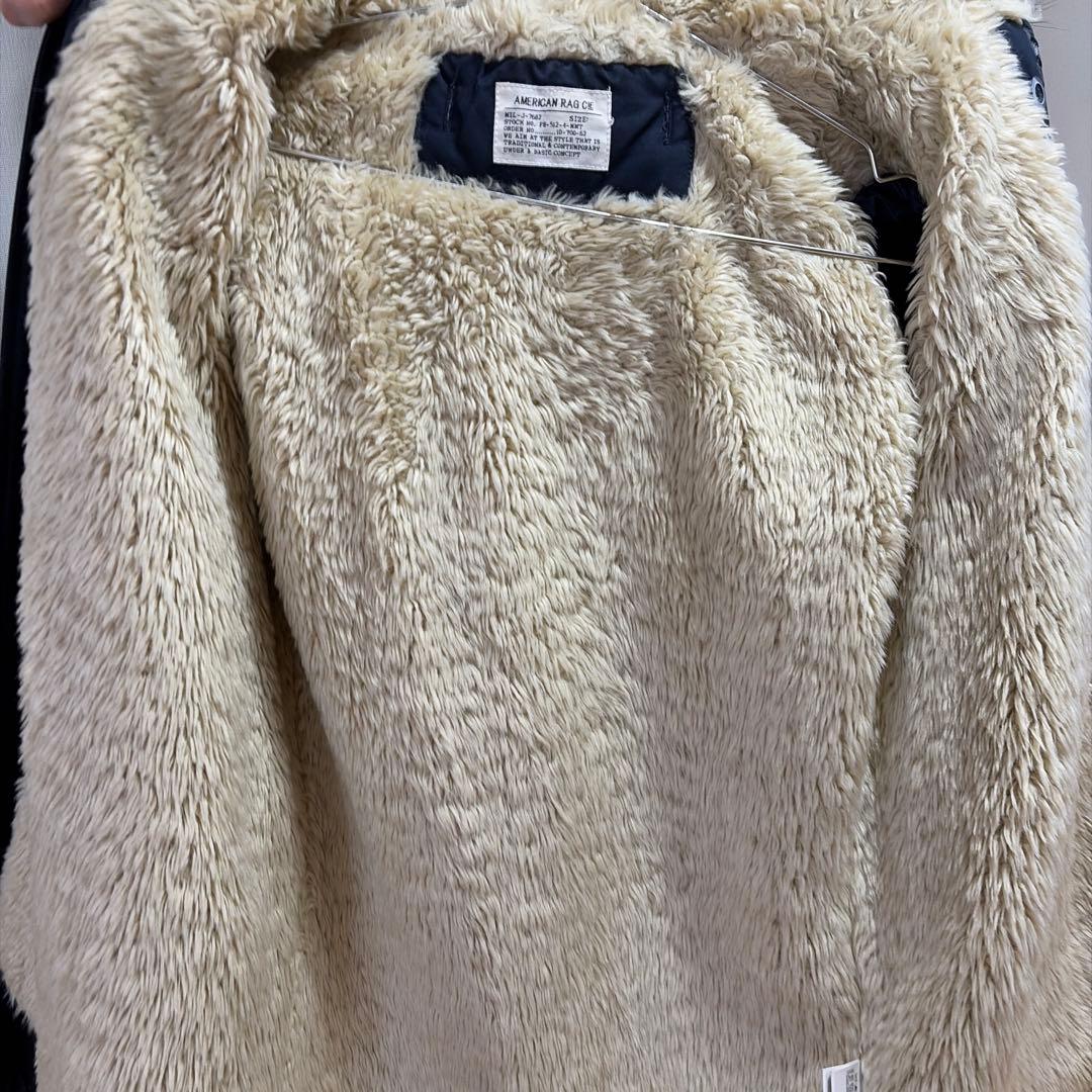 AMERICAN RAG CIE ネイビーモッズコート S - メルカリ