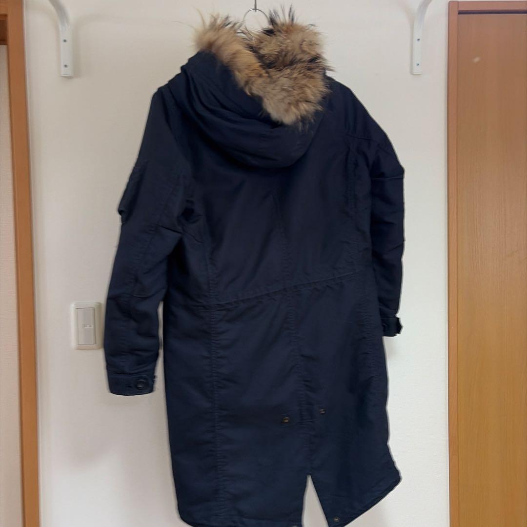 AMERICAN RAG CIE ネイビーモッズコート S - メルカリ