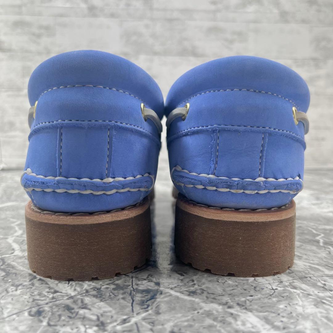 【極美品】 ティンバーランド スリーアイ 25.5cm デッキシューズ ブルー