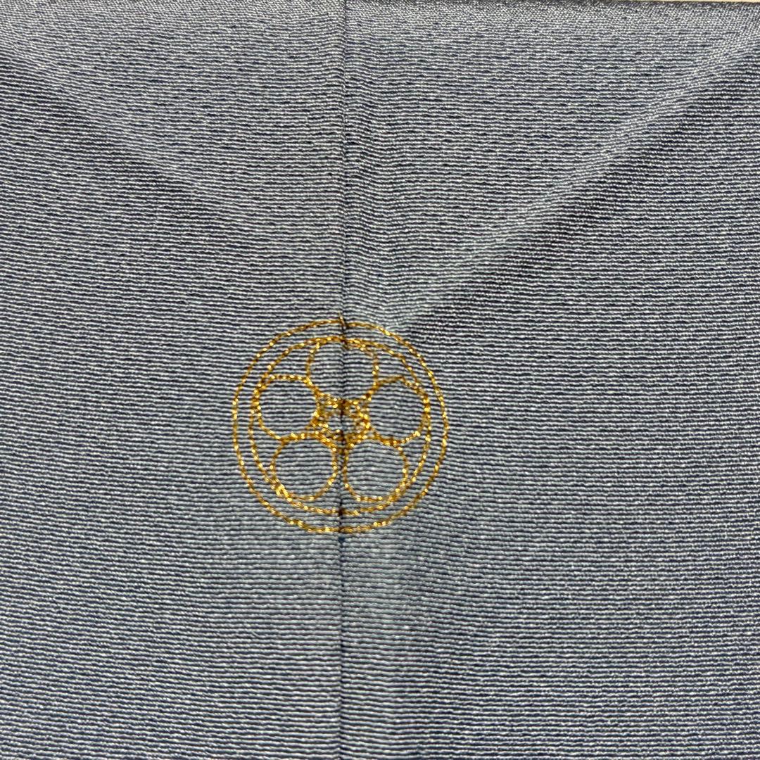 D80訪問着 丹下雄介 一つ紋 刺繍 正絹着物 袷 しつけ糸付き未使用極美