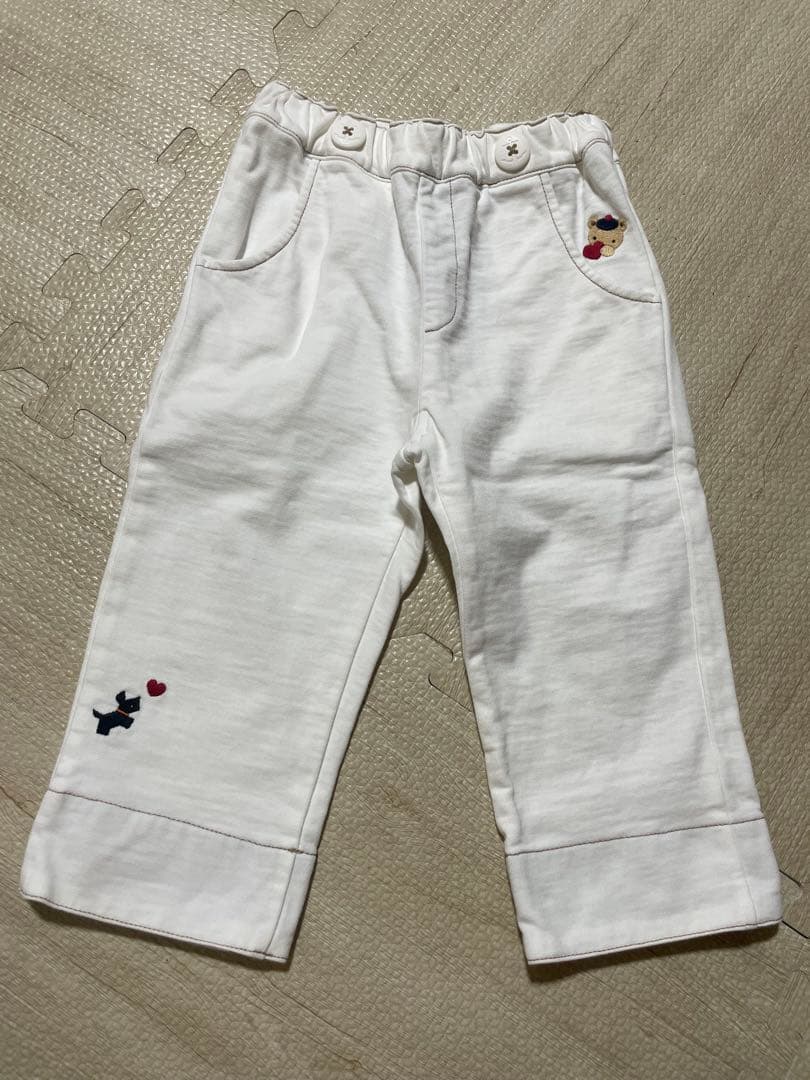 ファミリア 9分丈パンツ（たすき付き） 90 ファミリア 9分丈パンツ（たすき付き） 90 ファミリア 9分丈パンツ