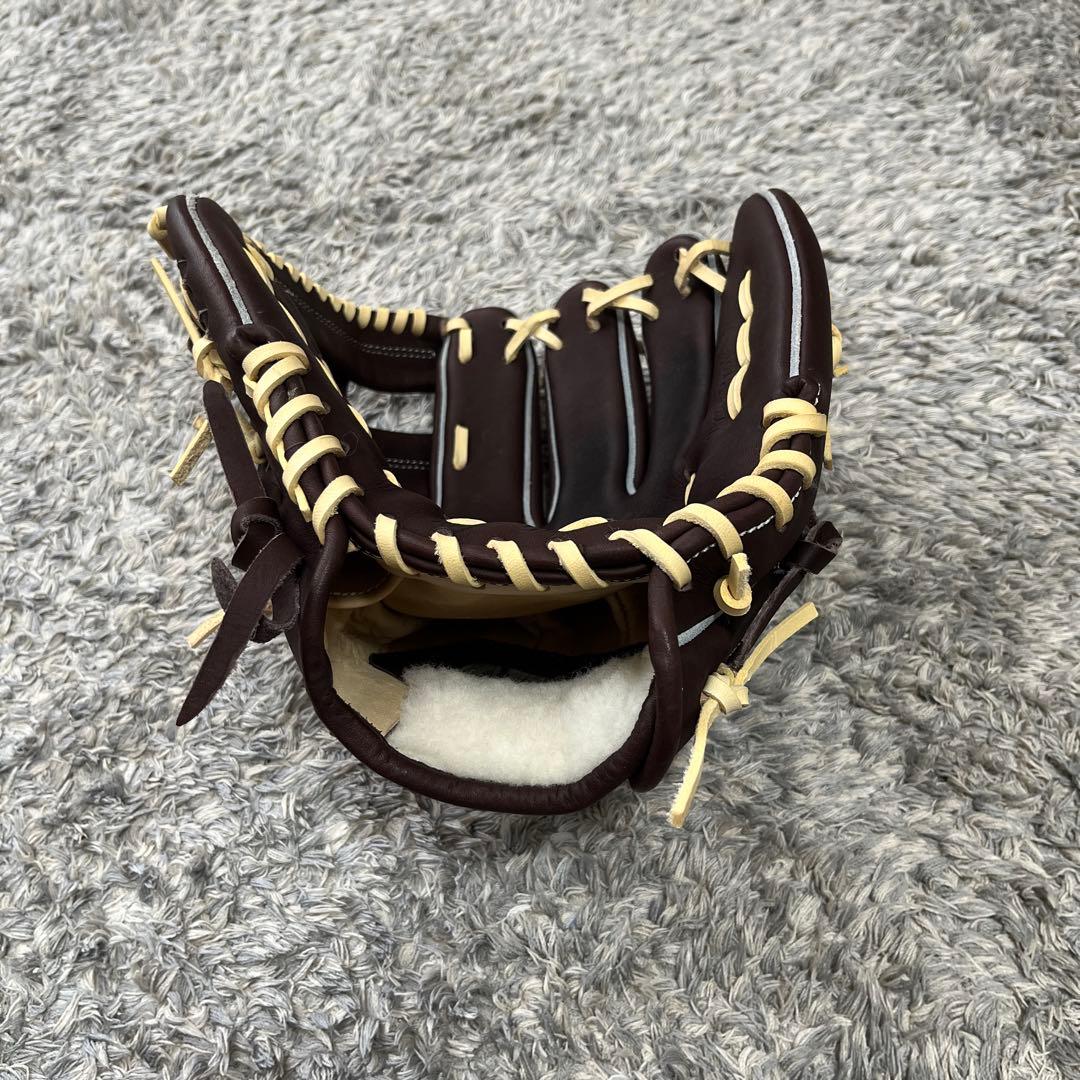 《新品/未使用》Slugger オーダーグローブ 軟式 内野手用 バーガンディ