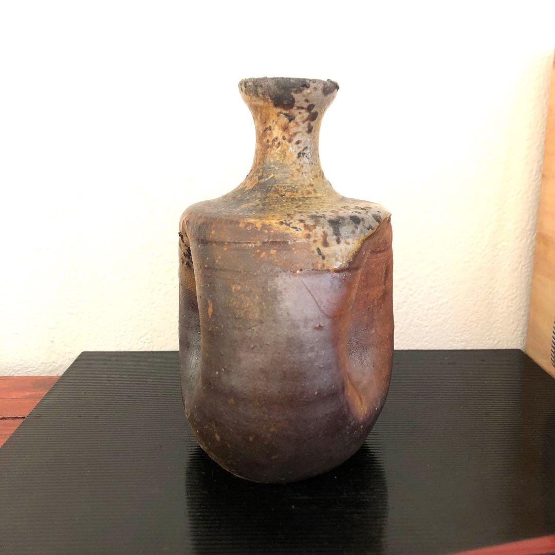 備前焼 小山末廣 徳利 花入 一輪挿 骨董 花器