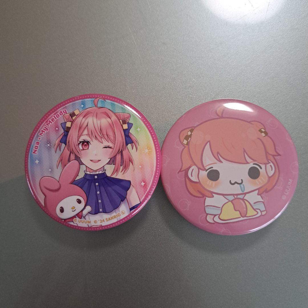 カラフルピーチ のあさん缶バッジ2個 - メルカリ