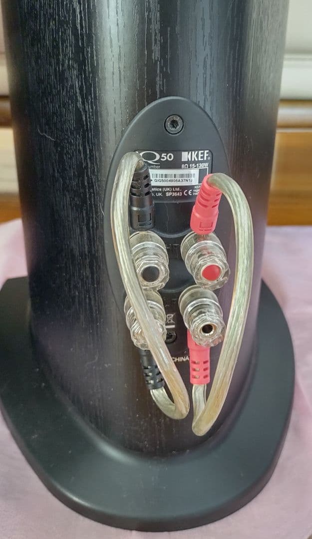 KEF iQ50 美品 トールボーイスピーカー 付属品一式 ベルデンケーブル