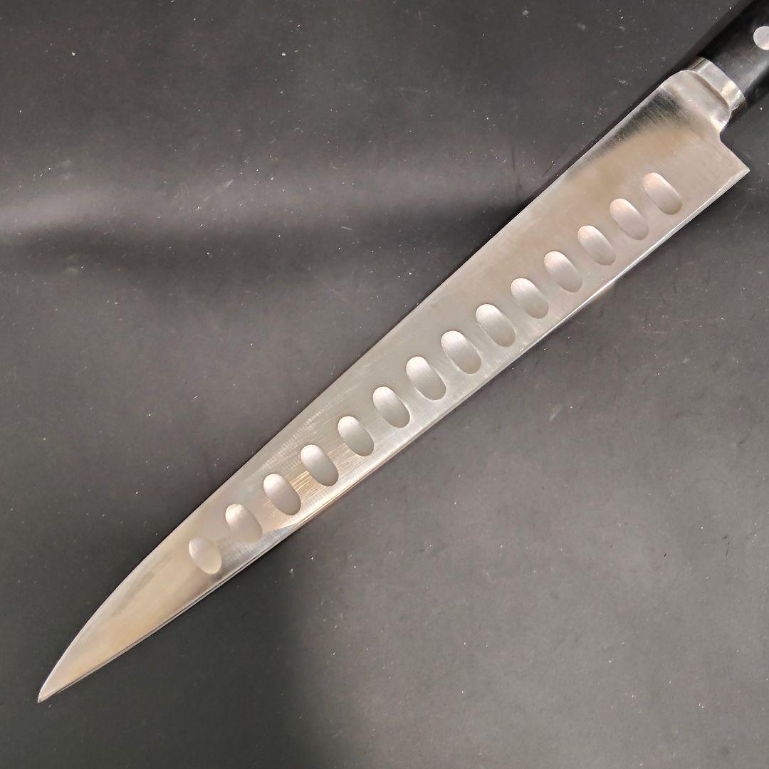 正広作 筋引き MV鋼 本焼 サーモン 270mm 牛刀 包丁 両刃 研ぎ済み