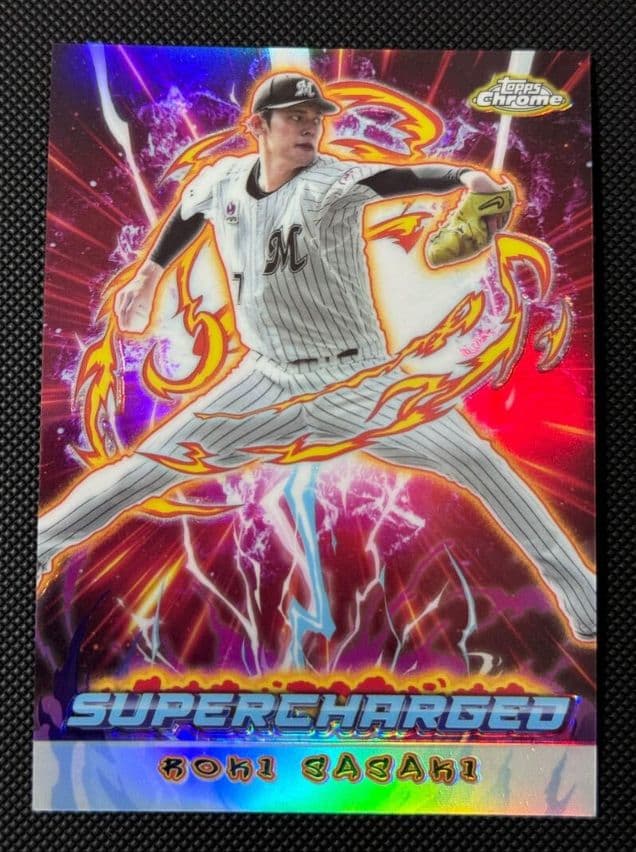 2024 Topps Chrome NPB ロッテ 佐々木朗希 カートンヒット