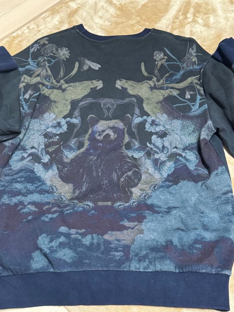 ETRO エトロ ウルフ×ベア 総柄スウェット 安価