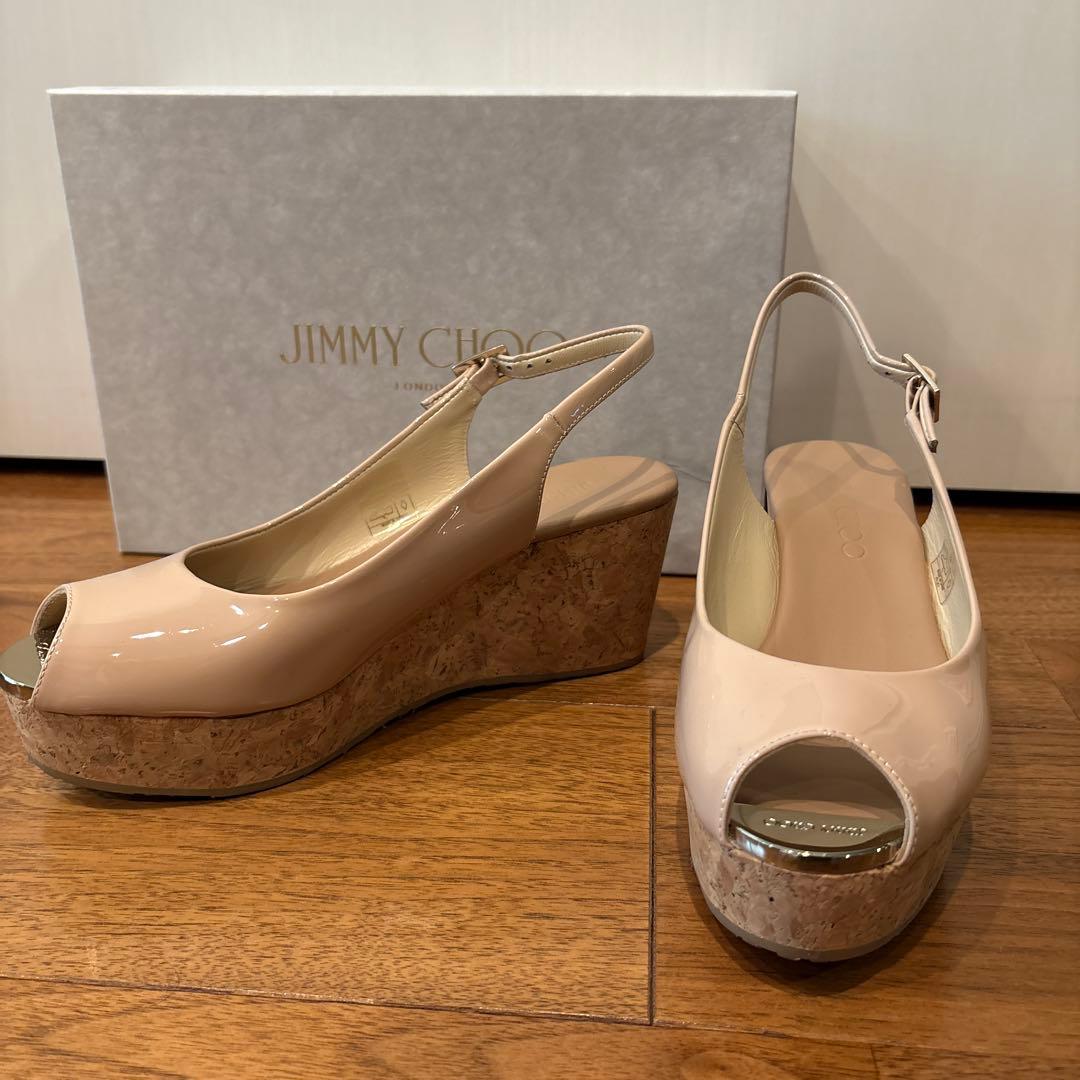 JIMMY CHOO PRAISEパウダーピンク サンダル 37 jimmychoo-fritz2022.jpg