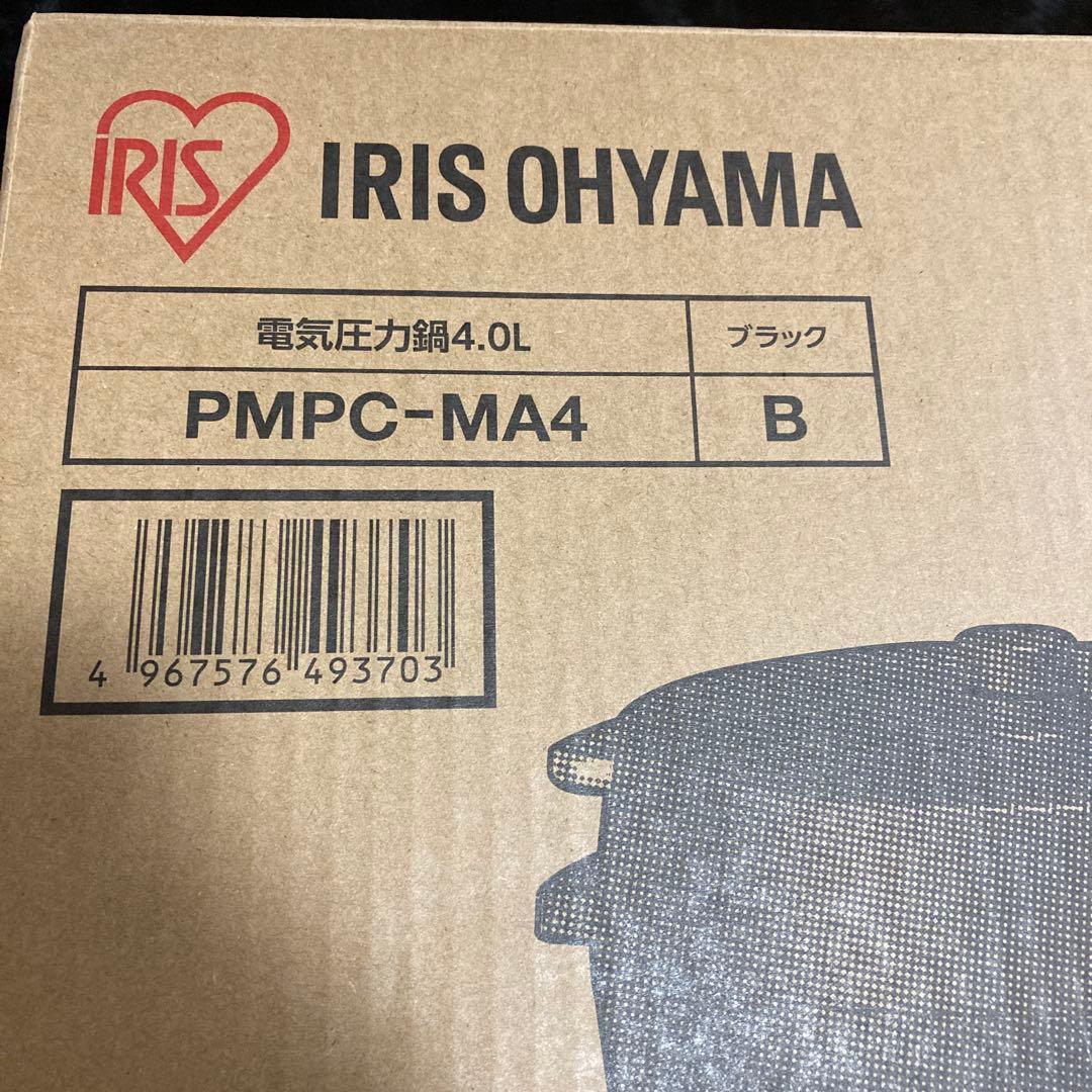 IRIS OHYAMA 電気圧力鍋 PMPC-MA4 4.0L ブラック