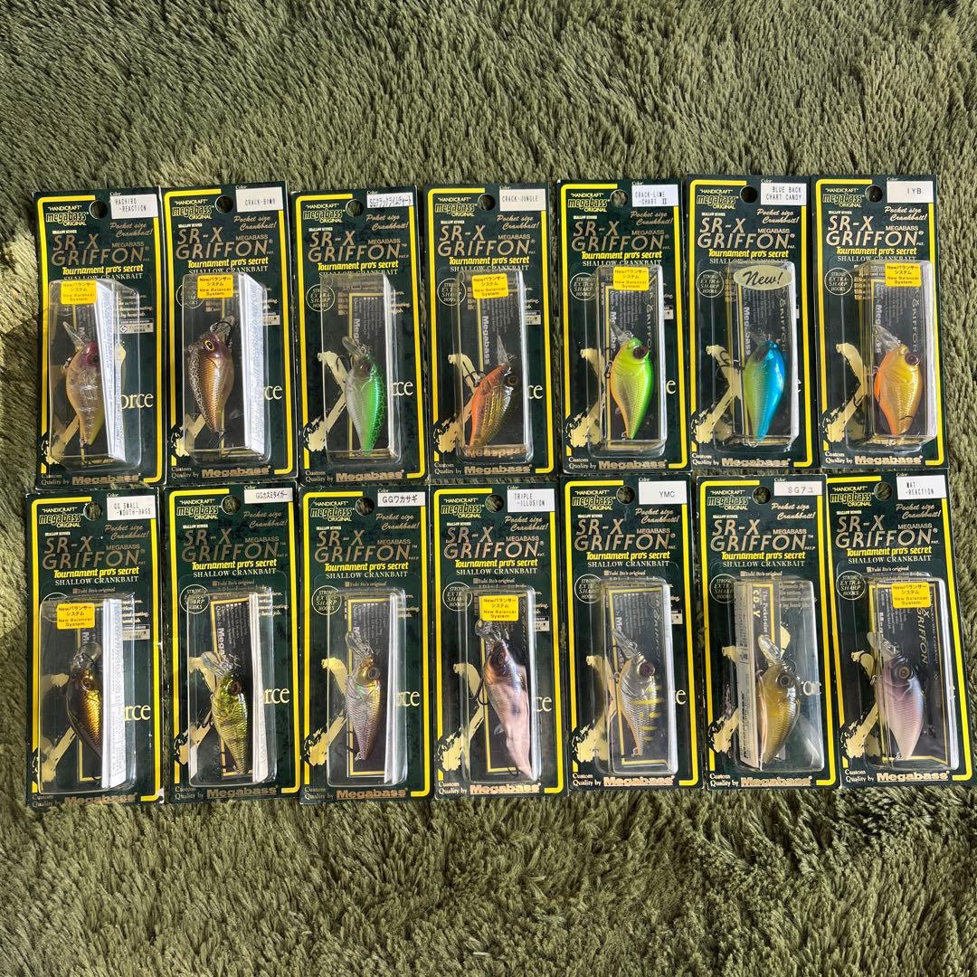 メガバス　SR-X グリフォン　14個セット　オールド　希少　レア メガバス SR-X グリフォン 14個セット オールド 希少 レア - メルカリ