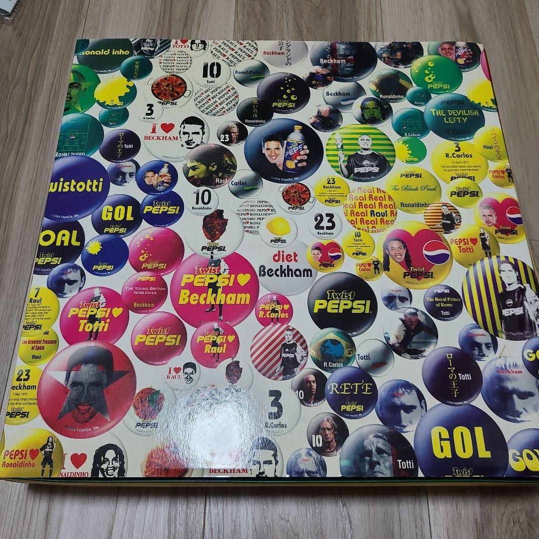 秩*父様 【希少】ロナウジーニョ・缶バッチ型時計・ペプシPEPSI