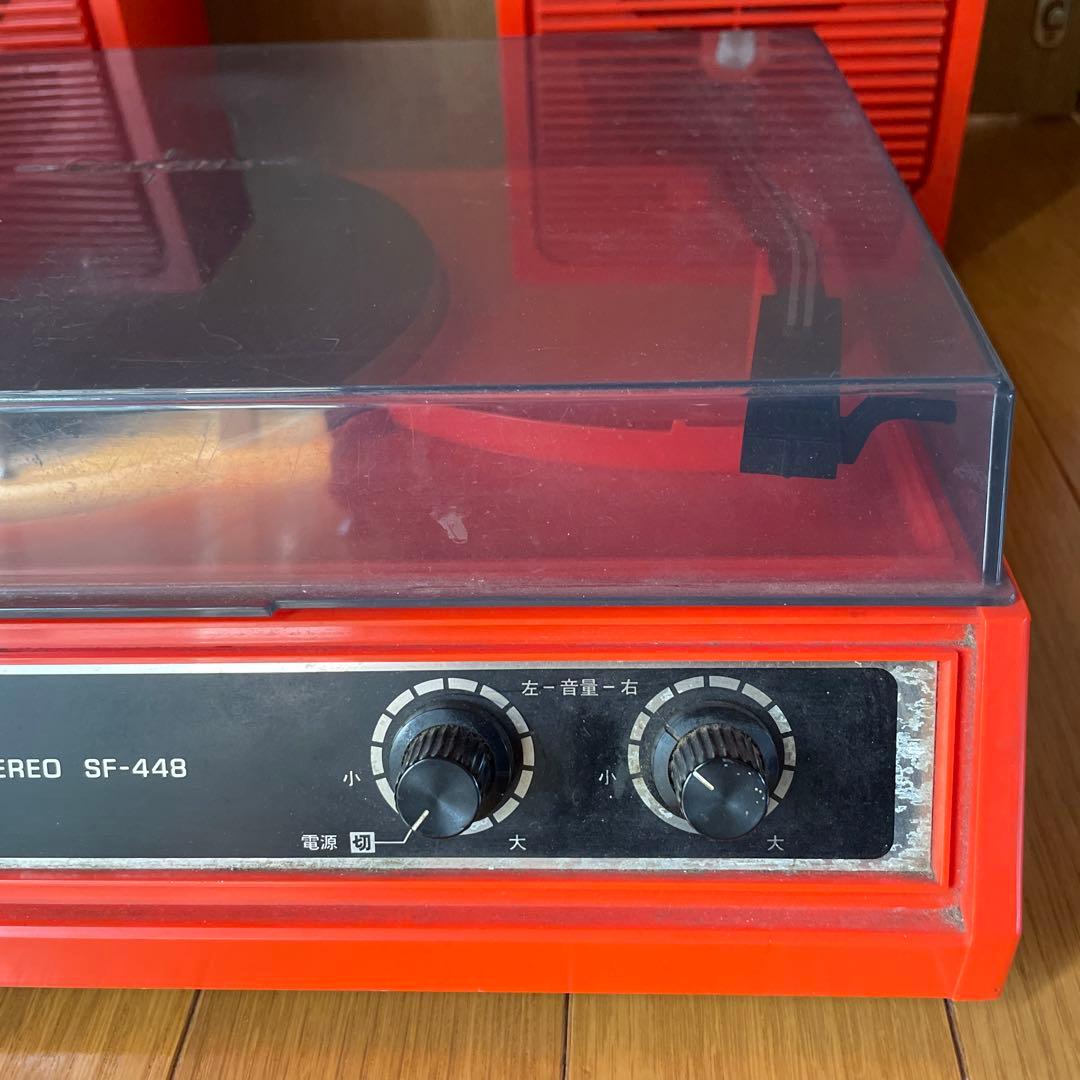 National】 SF-448 レコードプレーヤー 交換針付き - メルカリ