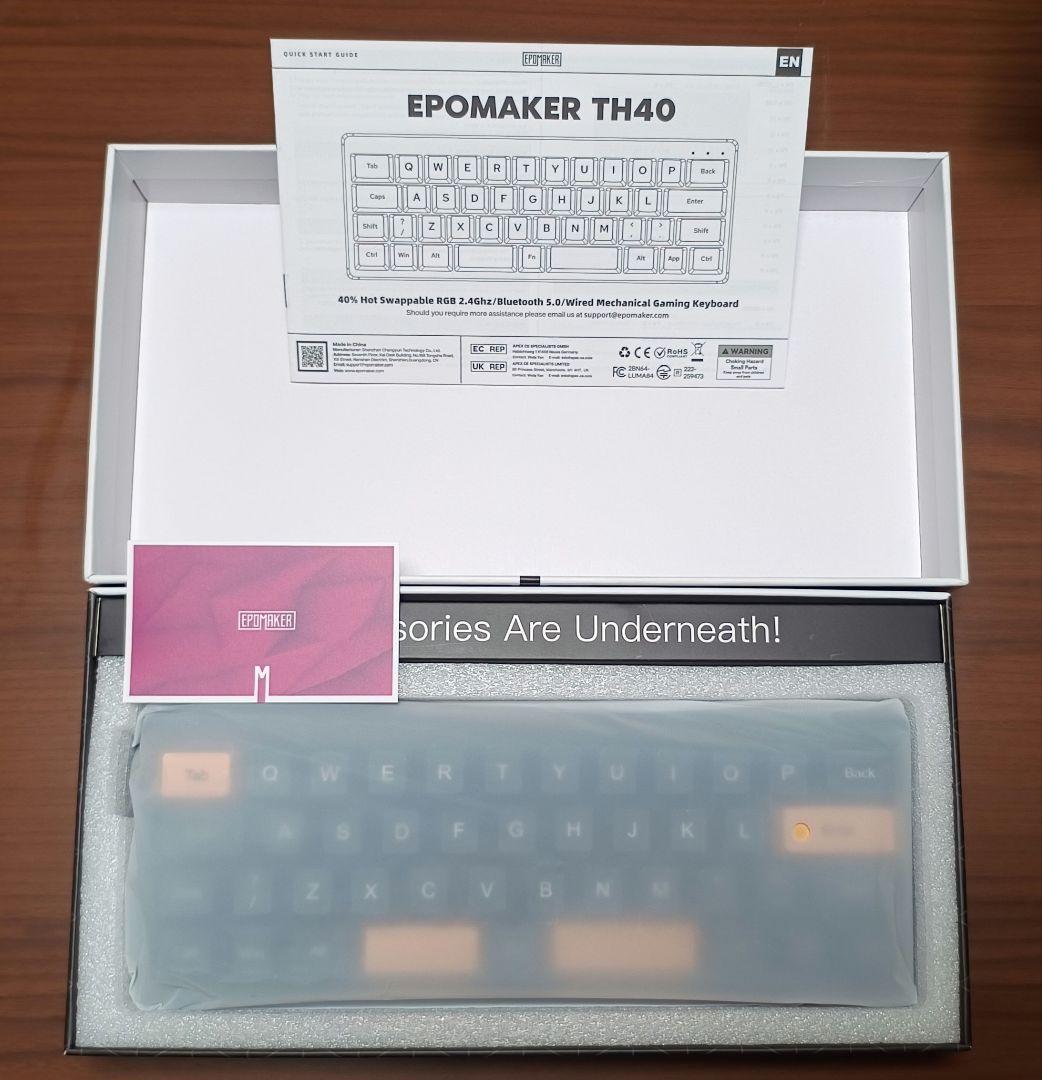 EPOMAKER TH40 メカニカルキーボード　未使用 Epomaker TH40 – epomaker