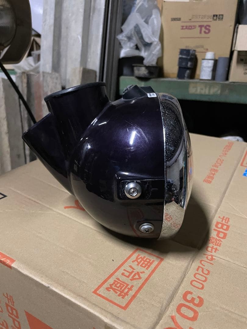 5ℓモンキー純正ヘッドライト　パープル 5ℓモンキー純正ヘッドライトパープル