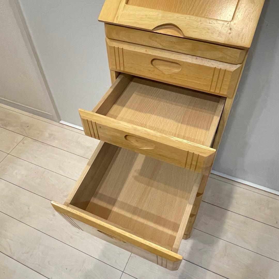 Simple Life 天然木 スリムドレッサーチェスト カントリー 収納家具の