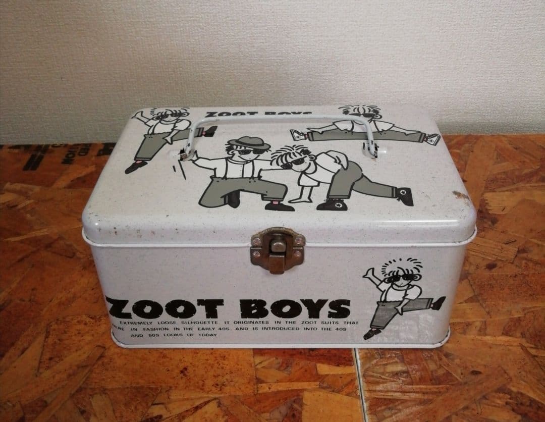 昭和レトロ　ファンシー　ZOOT BOYS　スチールボックス　超レア 昭和レトロ ファンシー ZOOT BOYS スチールボックス 超レア 昭和レトロ
