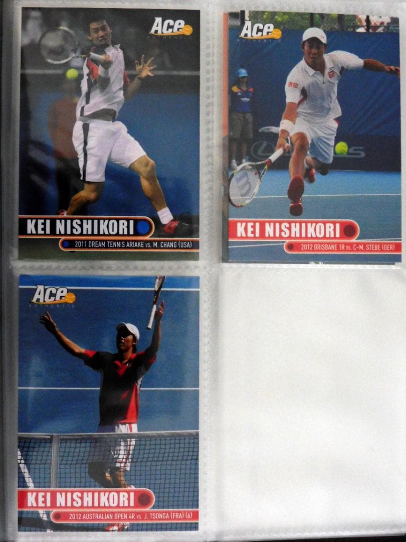 ACE 錦織圭 トレカ 31枚＋ 錦織圭/ジョコビッチ デュアルジャージ