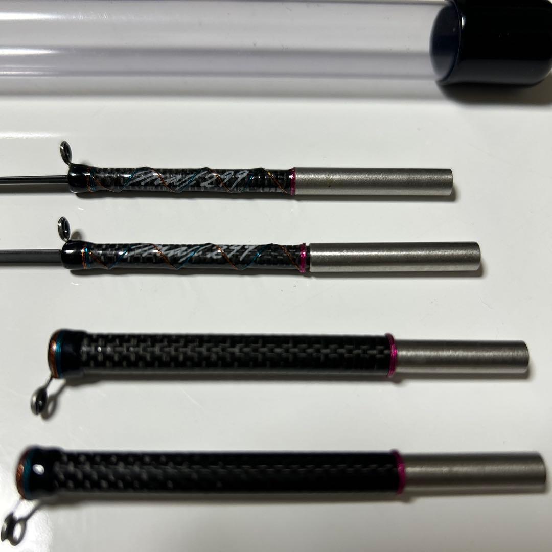 VARIVAS 299延長ワカサギ竿 2本セット 収納ケース付き - メルカリ