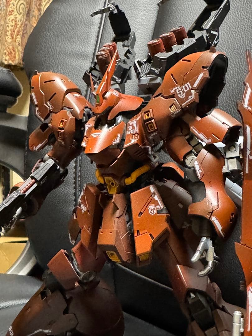 RG サザビー　改造塗装済み完成品 RG サザビー 塗装済み完成品 レビュー | ガンダムブログはじめました FC2版
