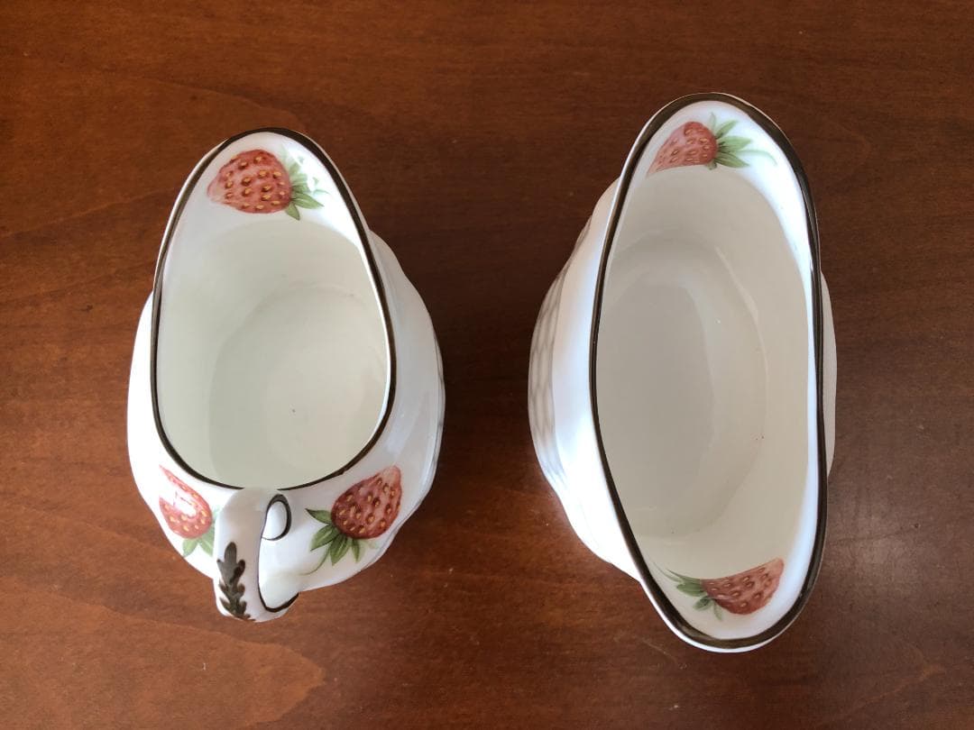 ストロベリーバスケット 3点セット ☆ Coalport コールポート - メルカリ