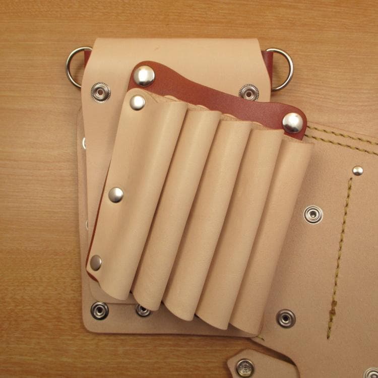 ☆特別価格☆ ヌメ革ナチュラル 6丁差し シザーケース SCY-72/NB