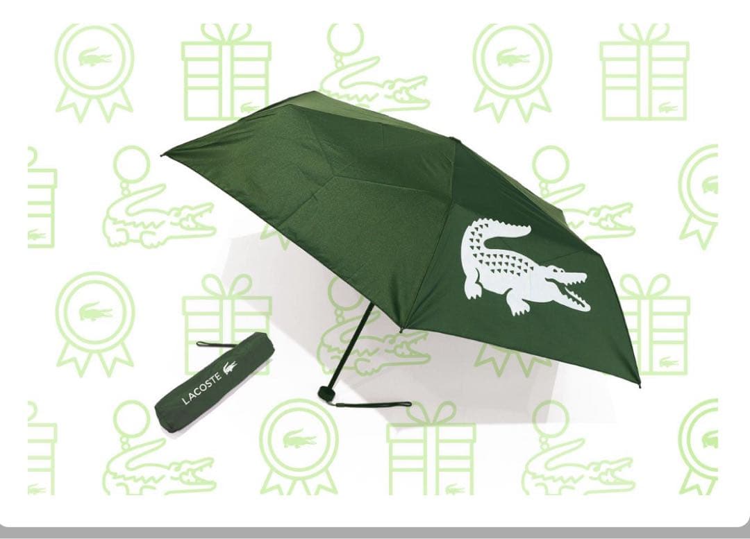 ラコステ ノベルティ非売品 リュック タンブラー 折り畳み傘