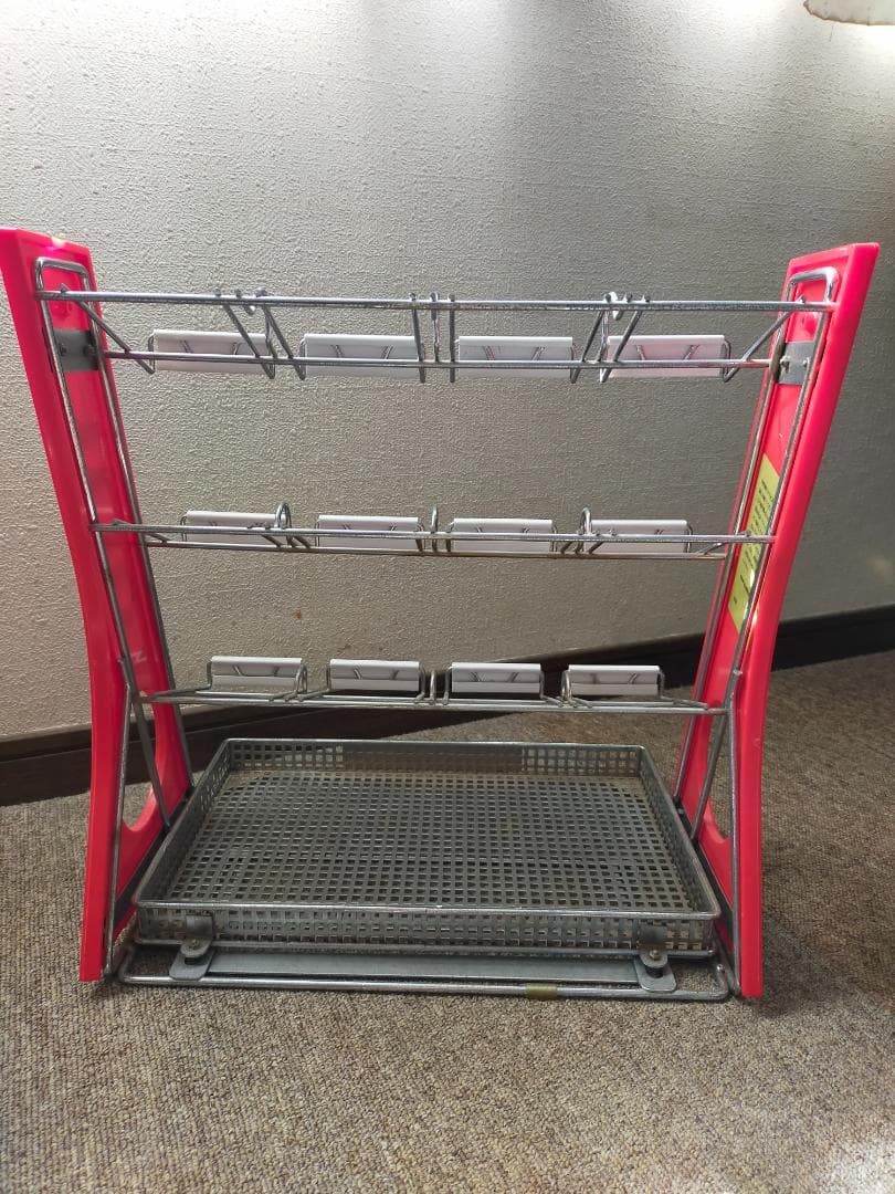 ロッテガム陳列棚 什器 ディスプレイケース レトロ