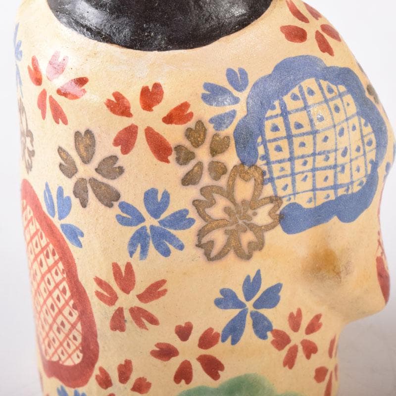 茶道具 竹斎造 色絵 乙御前香合 共布共箱 V 7476 - メルカリ