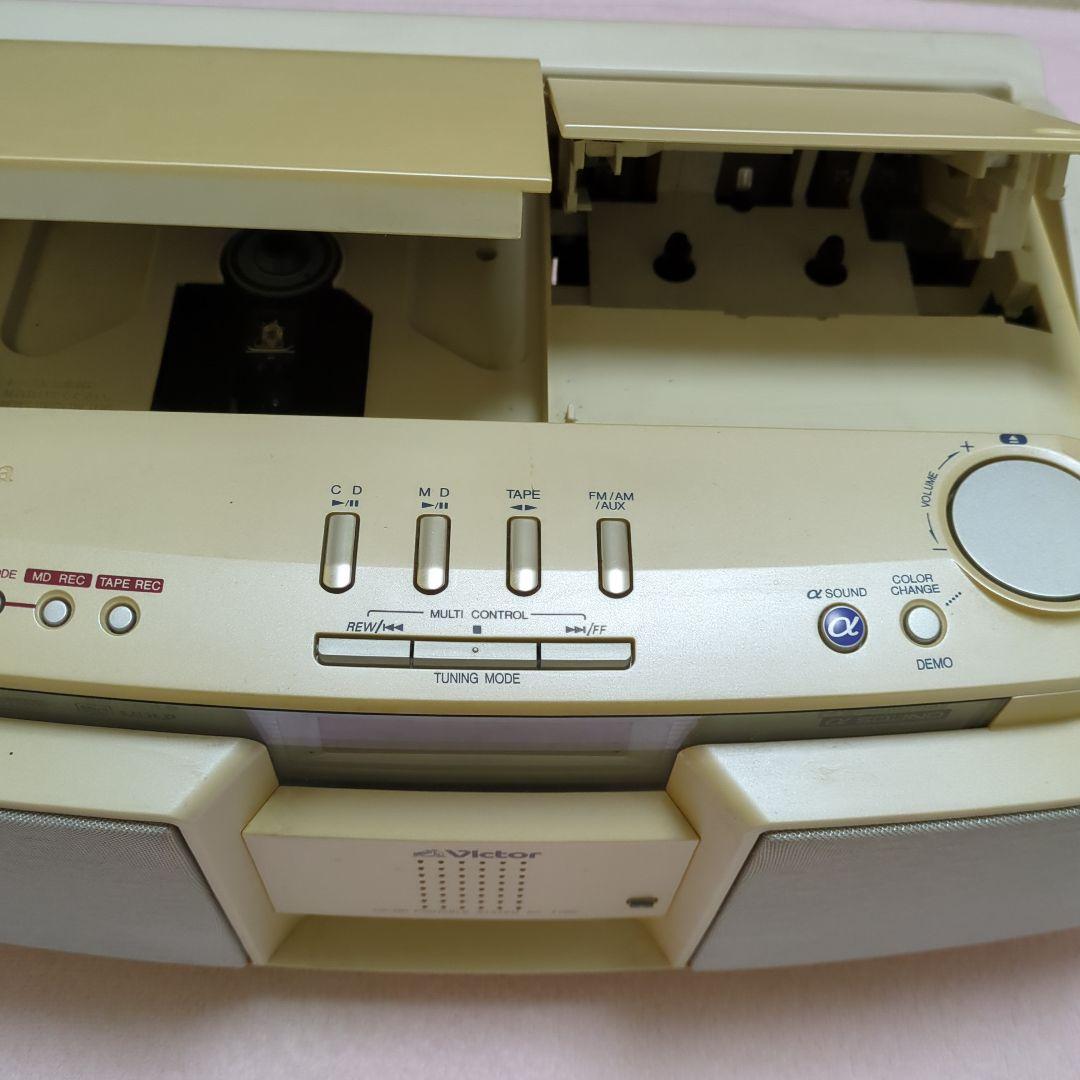 Victor CD・MD・カセットデッキ 取説付き - メルカリ