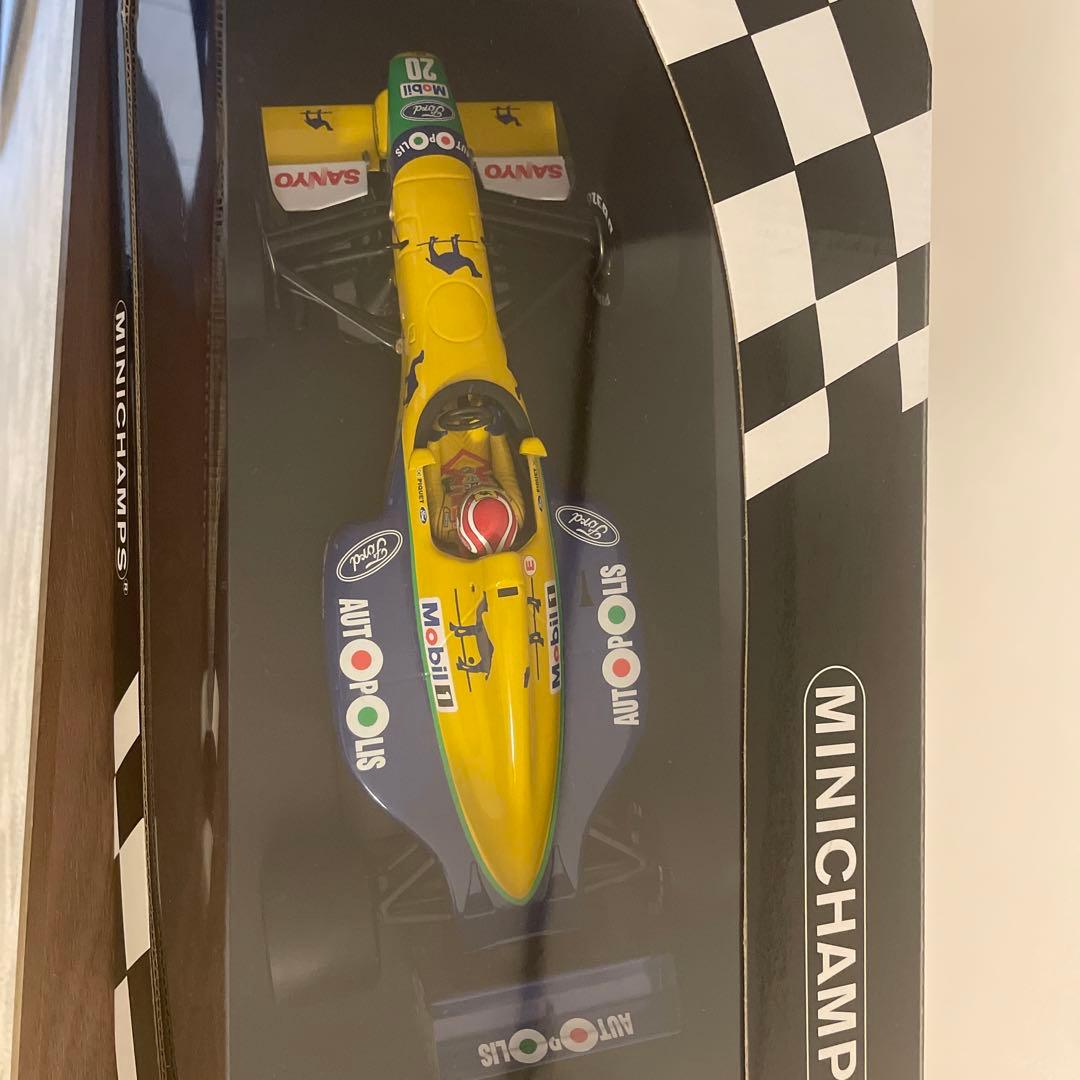 未使用 美品 ミニチャンプス1/18 ベネトン1991 R.モレノ N.ピケ - メルカリ