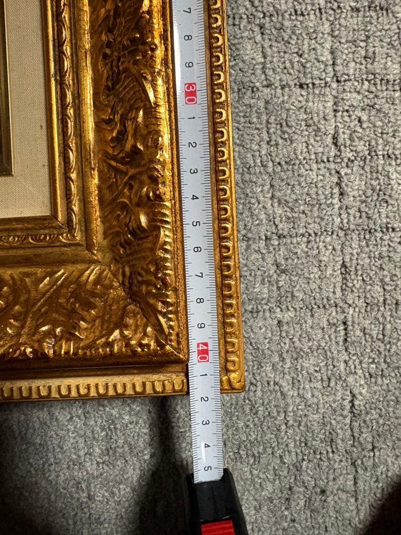 松田正良 絵画　立ち話し　値下げしました