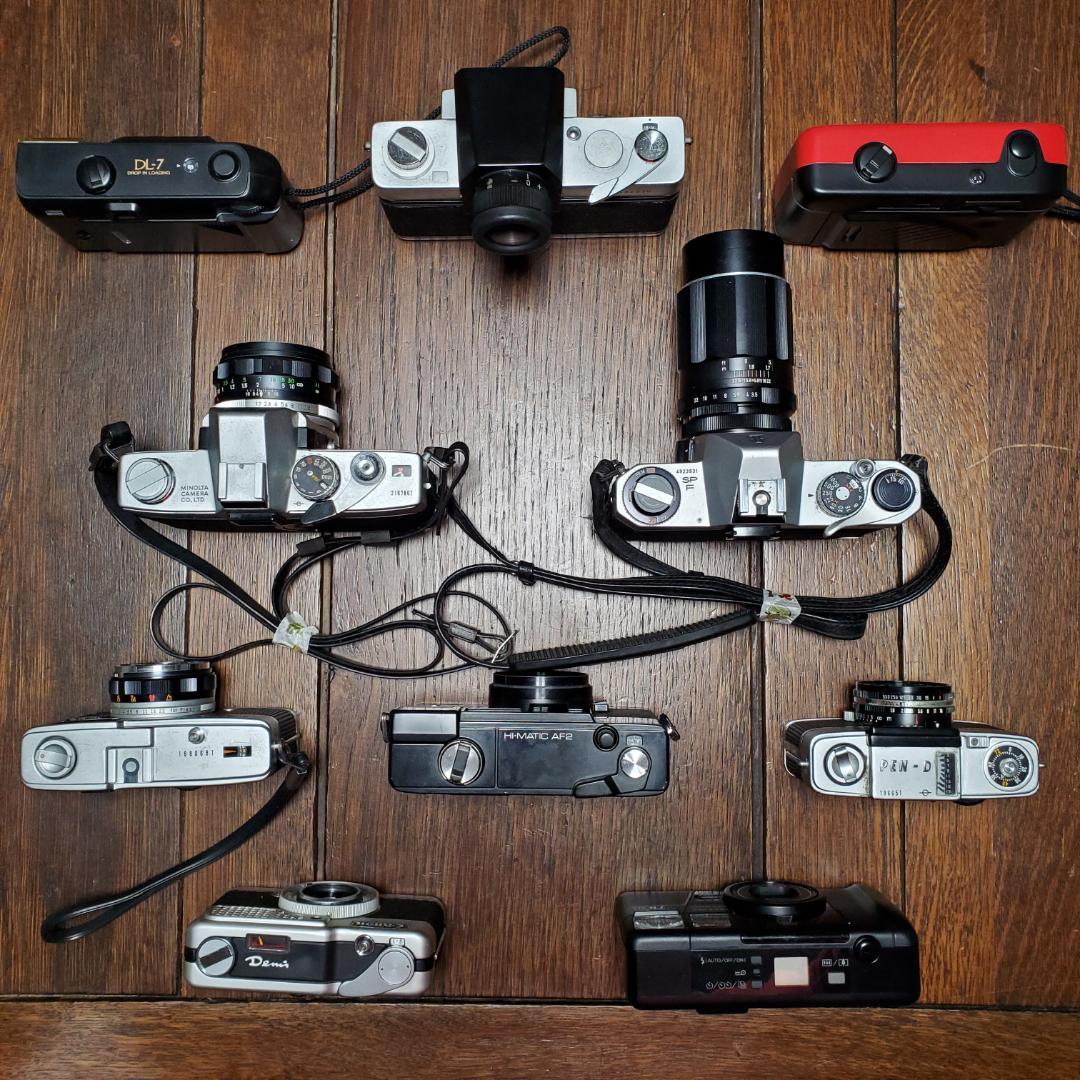 シャッター音確認済 フィルムカメラ10台 Canon Nikon TOPCON - メルカリ