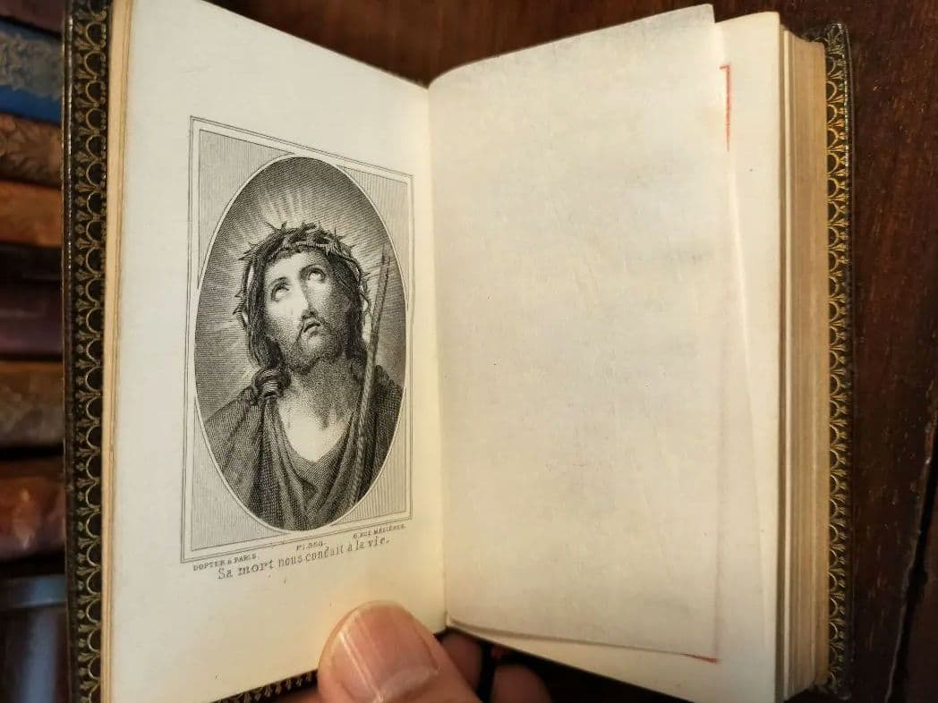 1882年ミニチュア聖書I'mitation de jesus-Christ - メルカリ