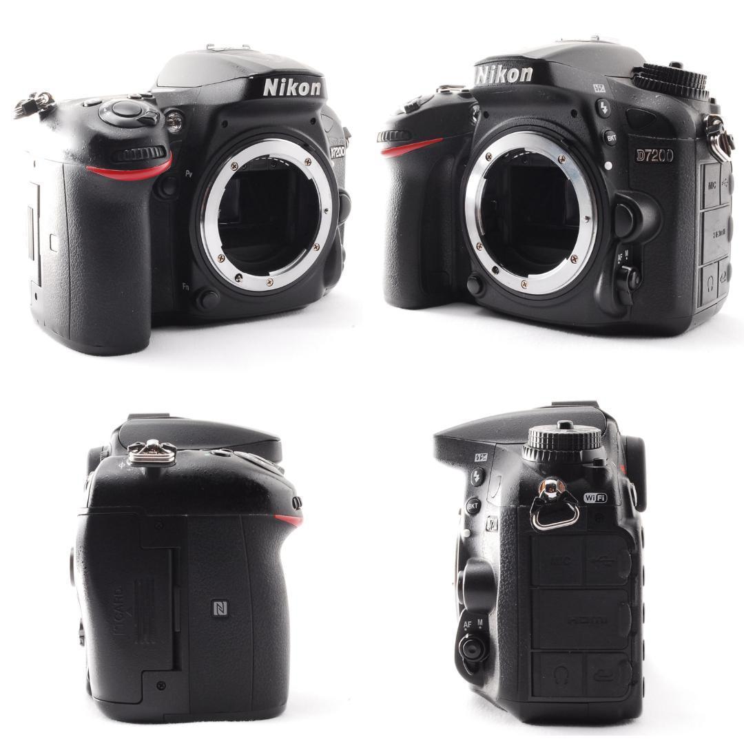 初心者セット✨Nikon D7200 ダブルレンズセット スマホ転送 Wi-Fi