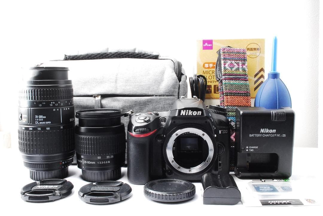初心者セット✨Nikon D7200 ダブルレンズセット スマホ転送 Wi-Fi