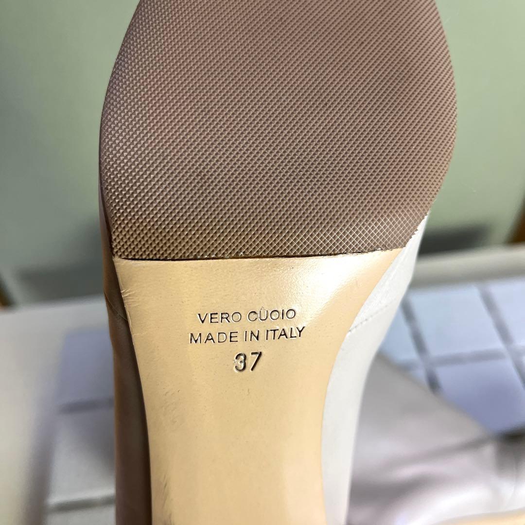 37 ネブローニ ロングブーツ ホワイト 白 レザー 24 - メルカリ