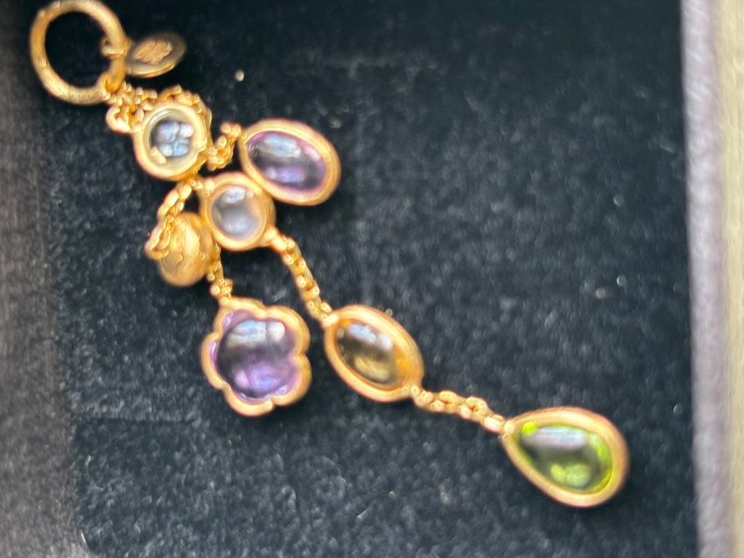 ラストクリシュナペンダントヘッド可愛い！ ペンダントトップ ラウンド型M (ファセットカット有)（ネックレス