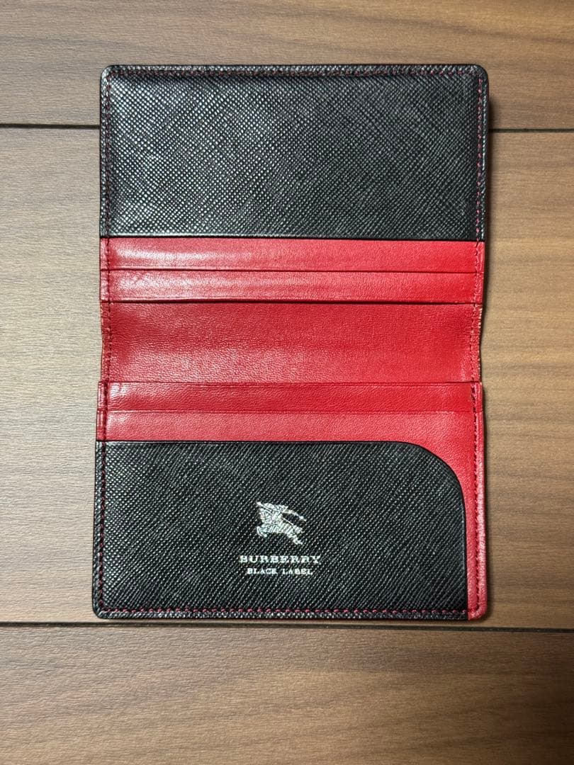 中古美品】BURBERRY BLACK LABEL 名刺入れ ブラック - メルカリ