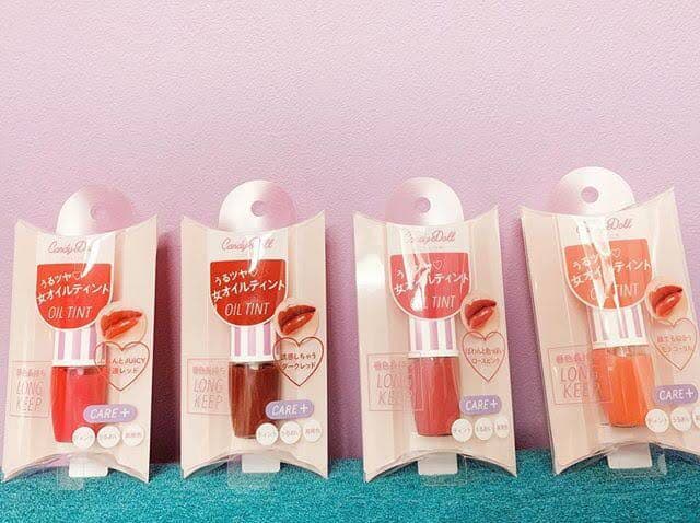 キャンディードール  4色セット 新品未使用 オイルティント CandyDollから“透明感引き立てカラー”のケアオイルティントが新登場