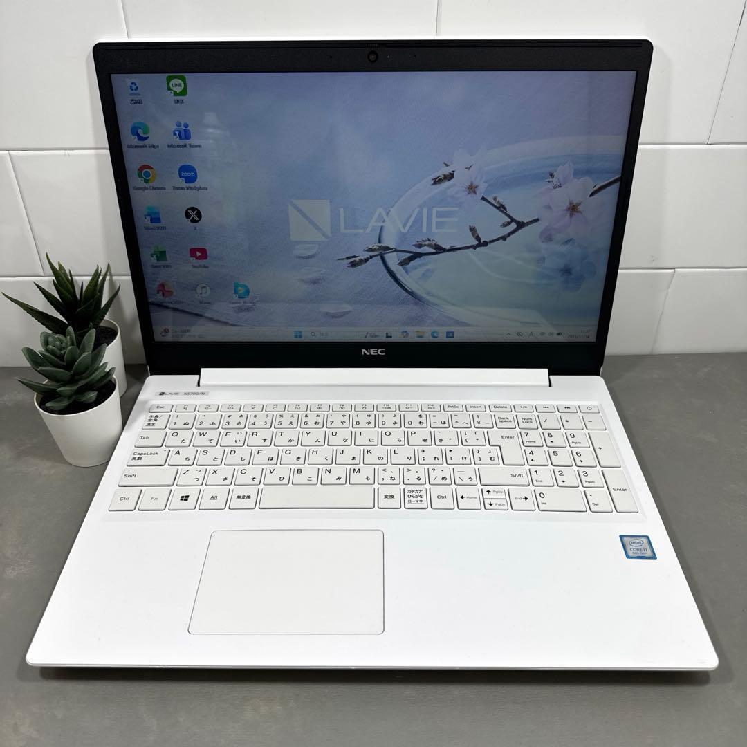 高性能】NECプレミアムホワイト☘8世代i7☘NVMe256GB+1TB | 激安通販の