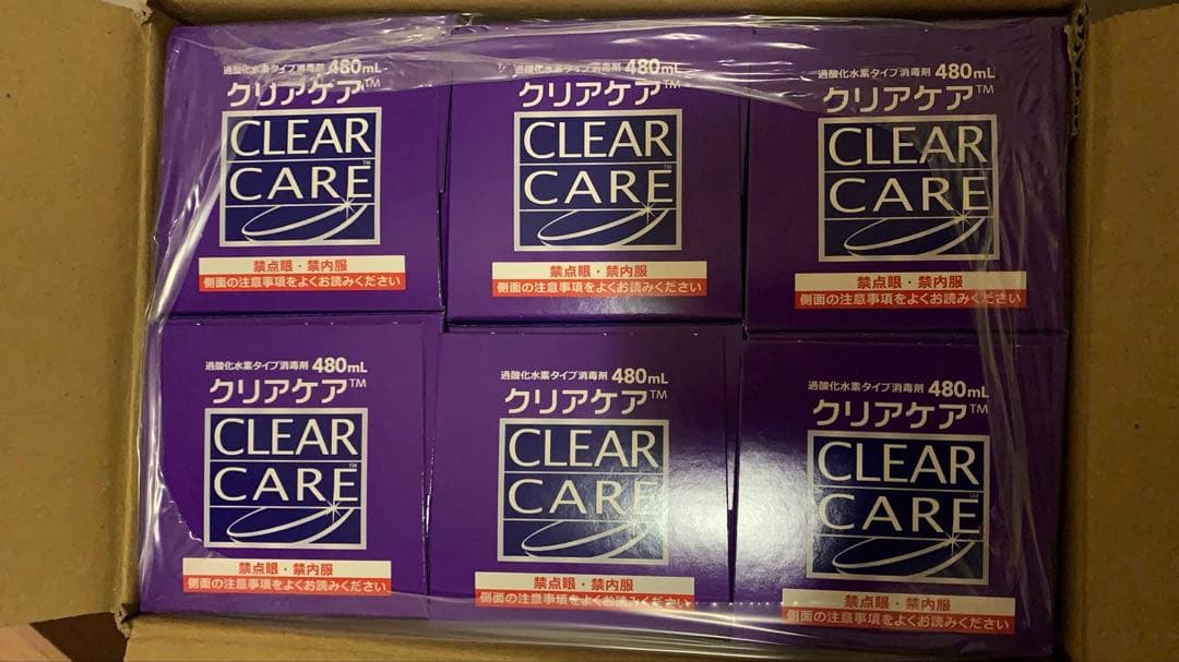 CLEAR CARE480ml ソフトコンタクト洗浄液×6本セット - メルカリ