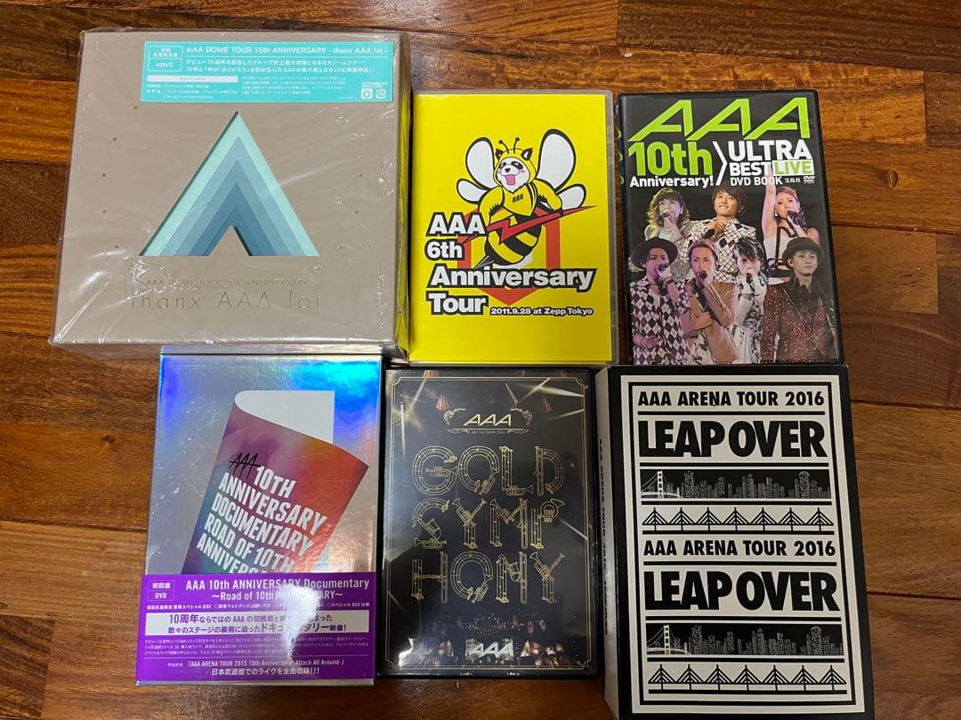 AAA DVD・ツアーグッズ・えーパンダetc AAA DVD・ツアーグッズ・え