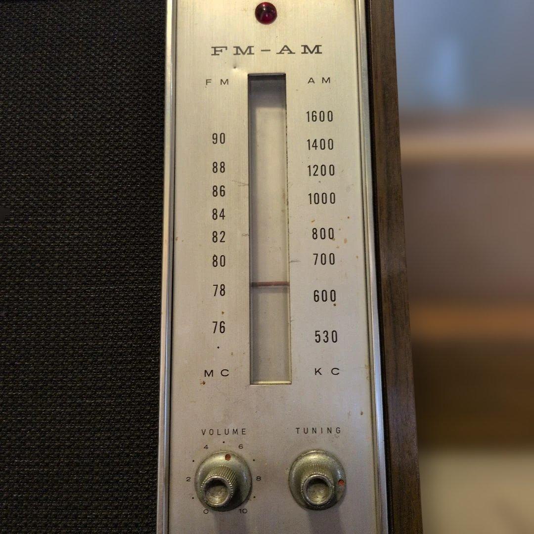 FMの聴ける真空管ラジオ ナショナルパナソニックRE-760 ジャンク