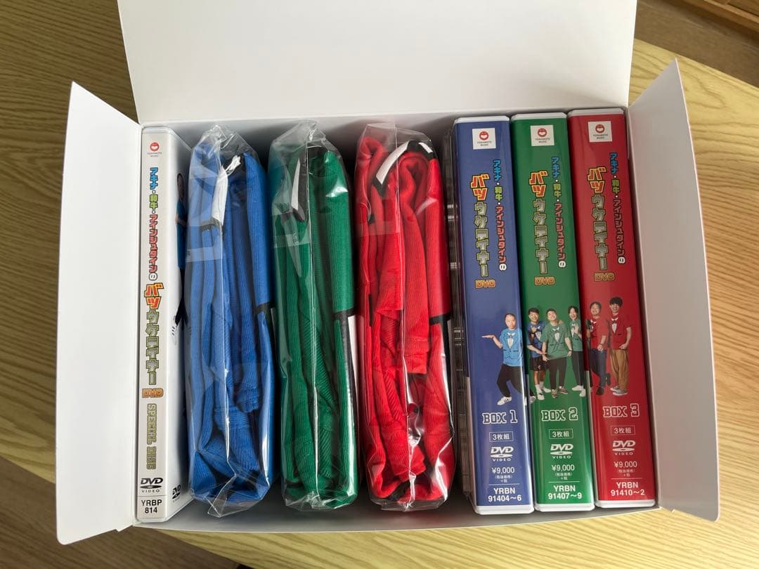 アキナ・和牛・アインシュタインのバツウケテイナーDVD