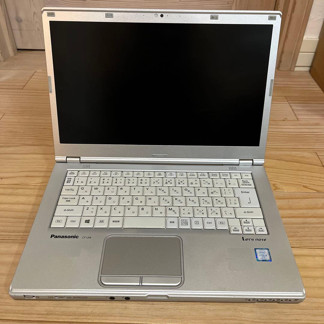 Windowsノート本体 Panasonic Let's note CF-LX6 Let's note ノートパソコン Panasonic CF-LX6 第7世代Corei5