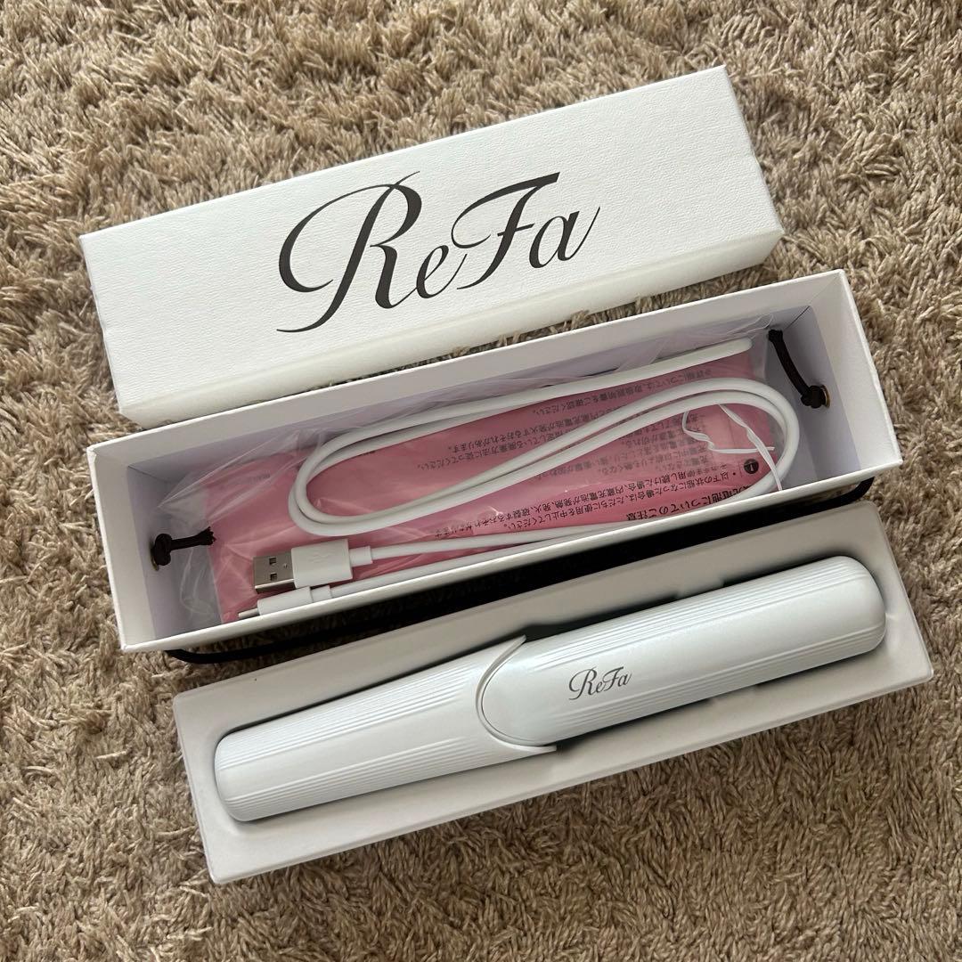 【値下げしました】ReFa フィンガーストレートヘアアイロン ホワイト ReFa FINGER IRON ST リファフィンガーアイロン (色ホワイト)