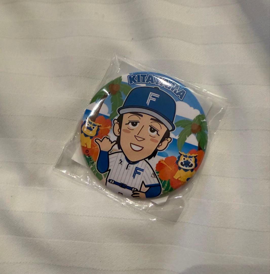 北海道日本ハムファイターズ北山亘基 2026年春季キャンプ限定 缶バッジ
